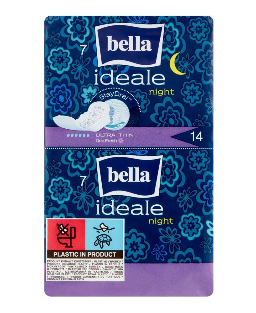 Bella Ideale Ultra Thin Night гигиенические салфетки, 14 шт.