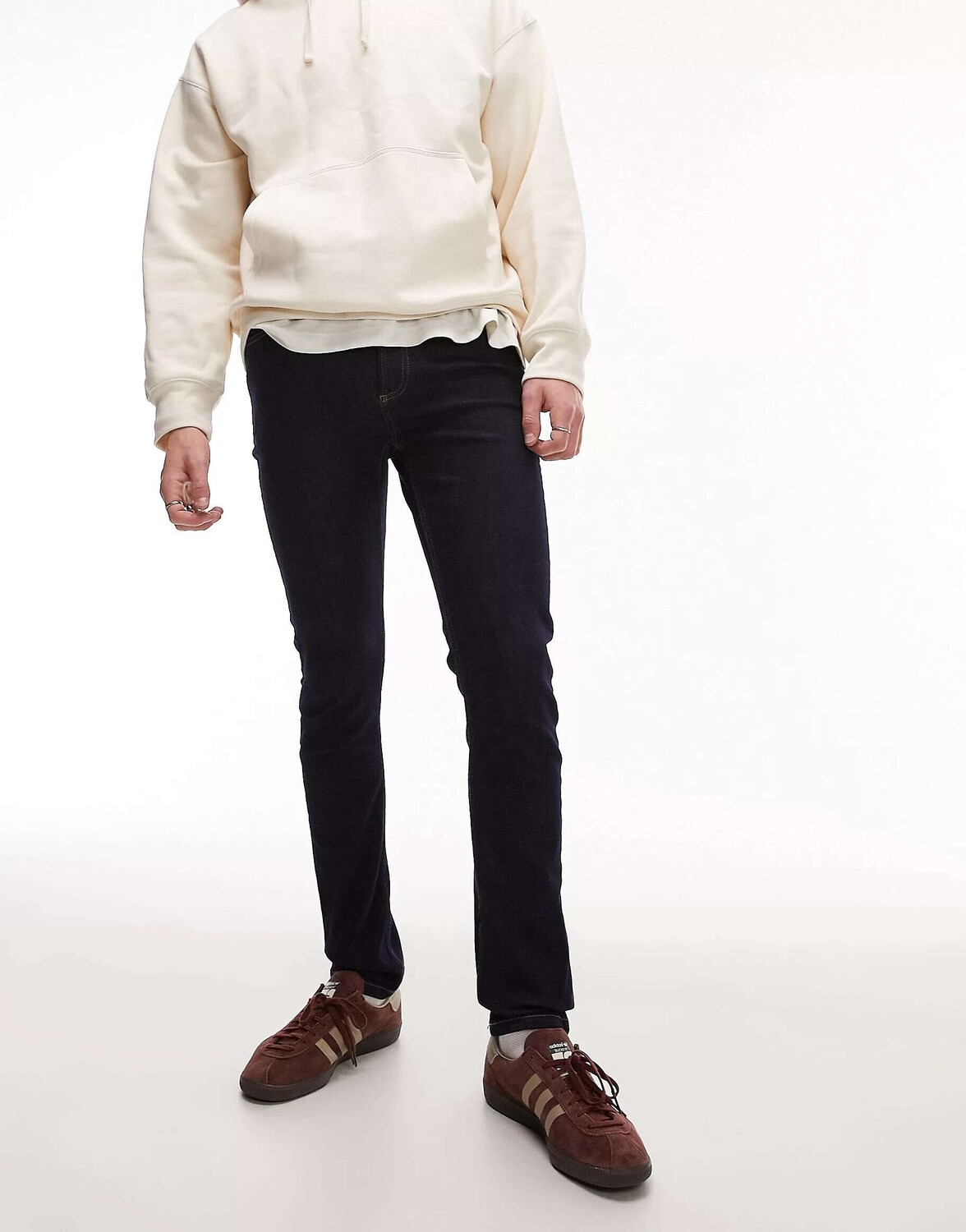 

Джинсы-скинни Topman из необработанного денима