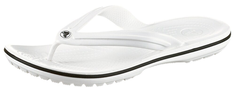 

Сандалии с Т-образным ремешком Crocs Flip, белый