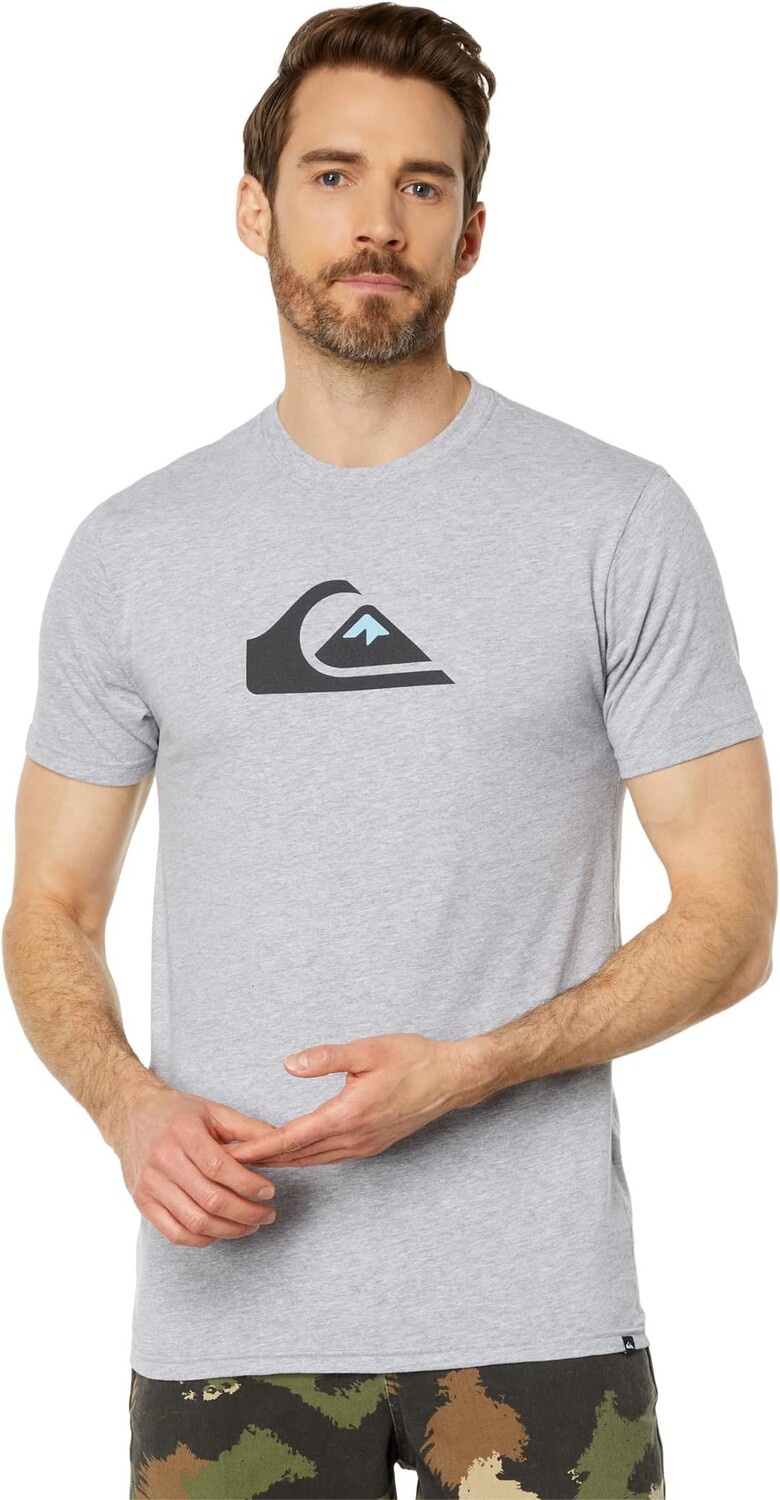 

Футболка с короткими рукавами и логотипом Comp Quiksilver, цвет Copper Tan