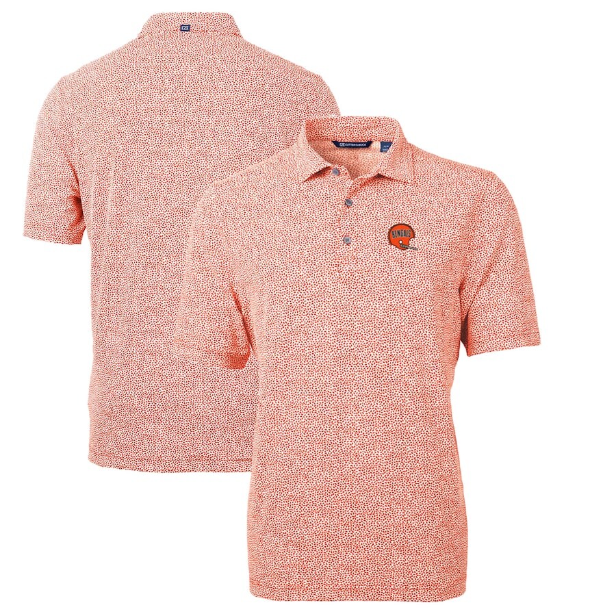 

Поло с коротким рукавом Cutter & Buck Cincinnati Bengals, оранжевый