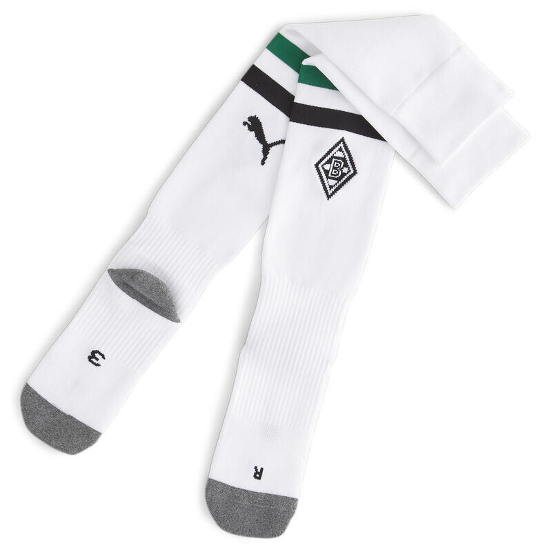 

Футбольные носки мужские Borussia Mönchengladbach PUMA White Power Green