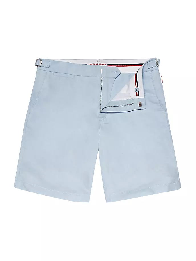 

Льняные шорты Happy Stripe Norwich Orlebar Brown, синий