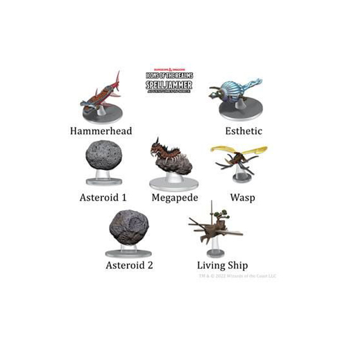 Фигурки Asteroid Encounters – Ship Scale: D&D Icons Of The Realms Miniatures