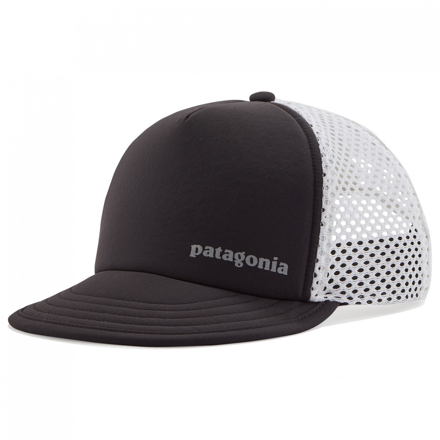 Кепка Patagonia Duckbill Shorty Trucker Hat, черный кепка obey madras duckbill lemon multi