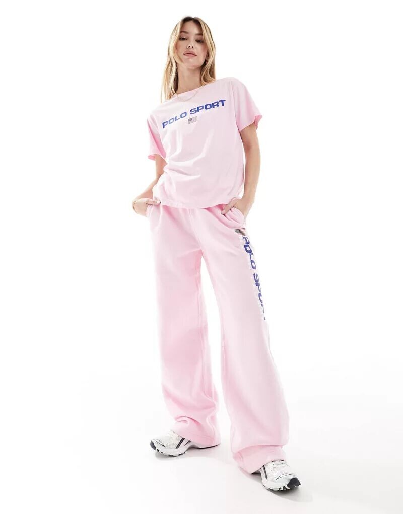 

Розовые джоггеры с логотипом Polo Ralph Lauren Sport Capsule