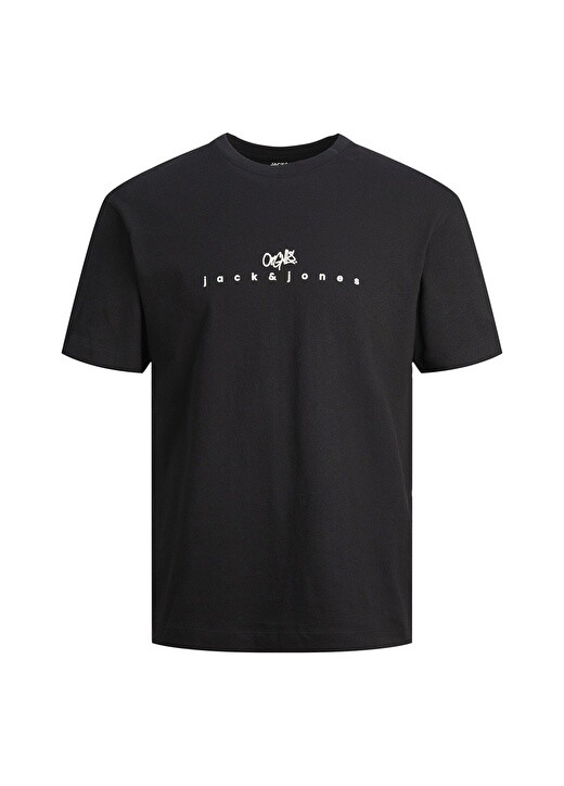 

Черная мужская футболка Jack & Jones, Черный