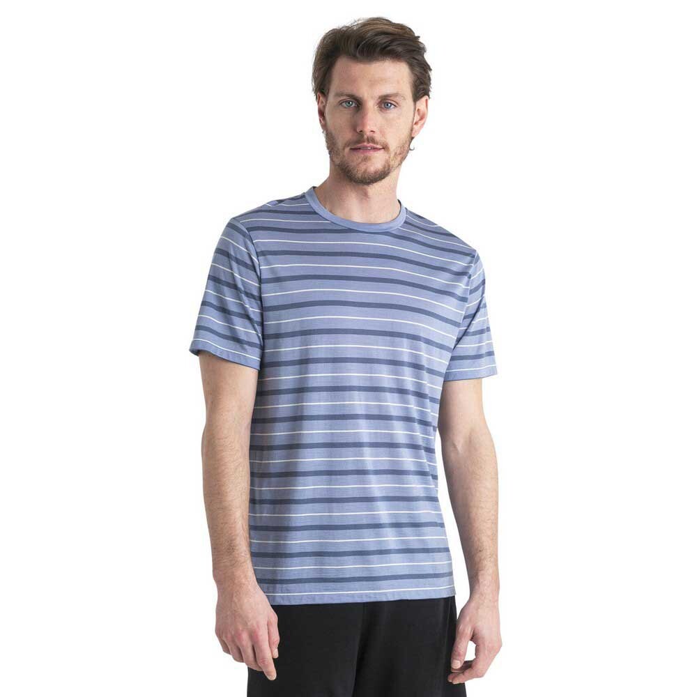 

Футболка с коротким рукавом Icebreaker Wave Stripe, синий
