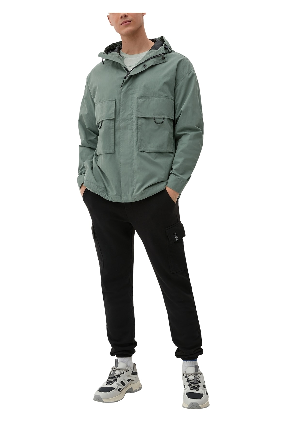 цена Зимняя куртка - зеленая - базовая QS by s.Oliver, зеленый