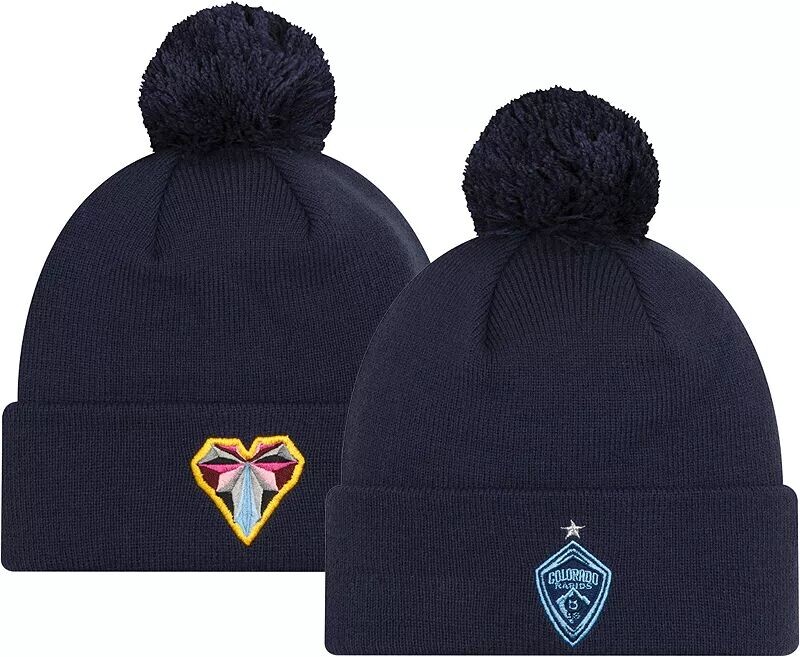

Трикотажная шапка New Era Colorado Rapids с помпоном и крючком