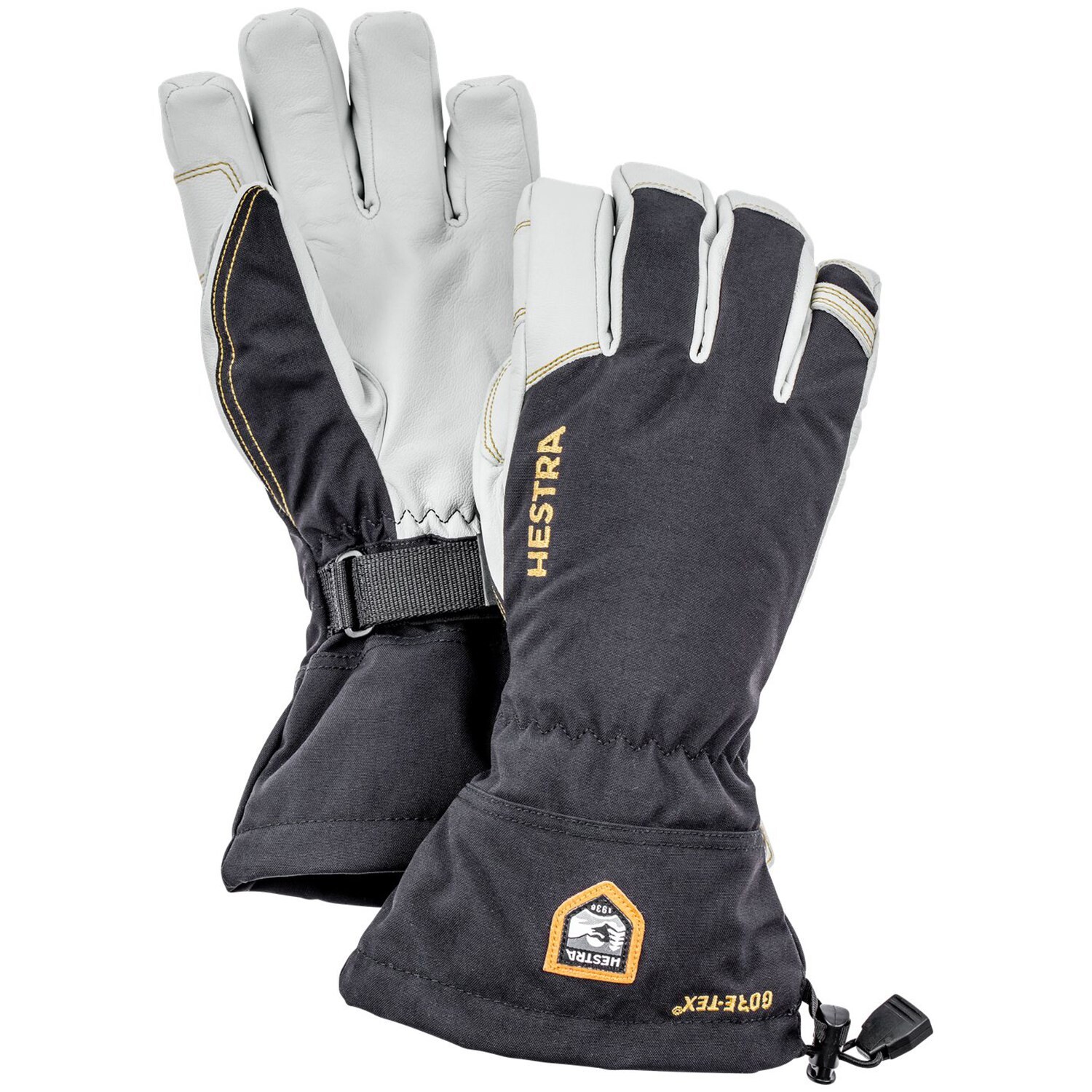 

Лыжные перчатки Hestra Army Leather Gore-Tex, серый