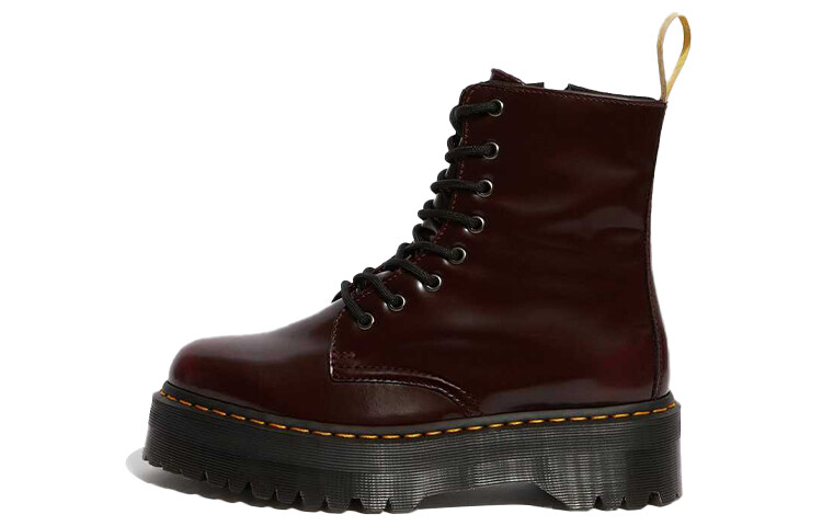 

Ботинки Vegan унисекс коричневые/красные Dr.Martens