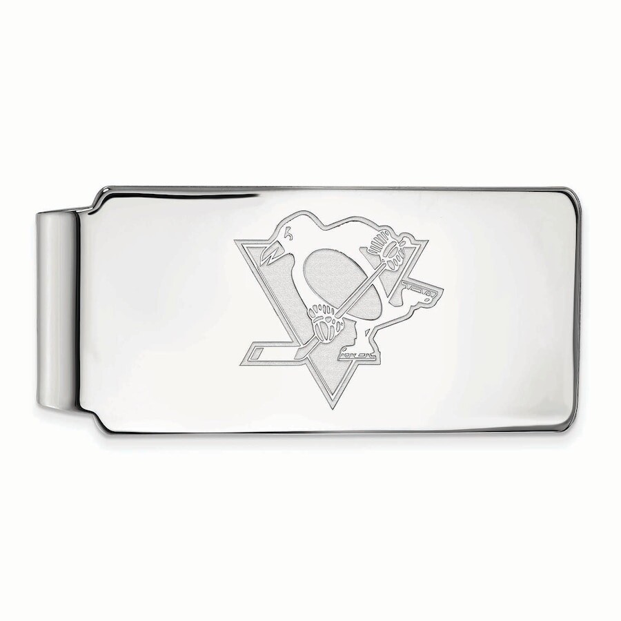 

Зажим для денег LogoArt Pittsburgh Penguins, серебряный
