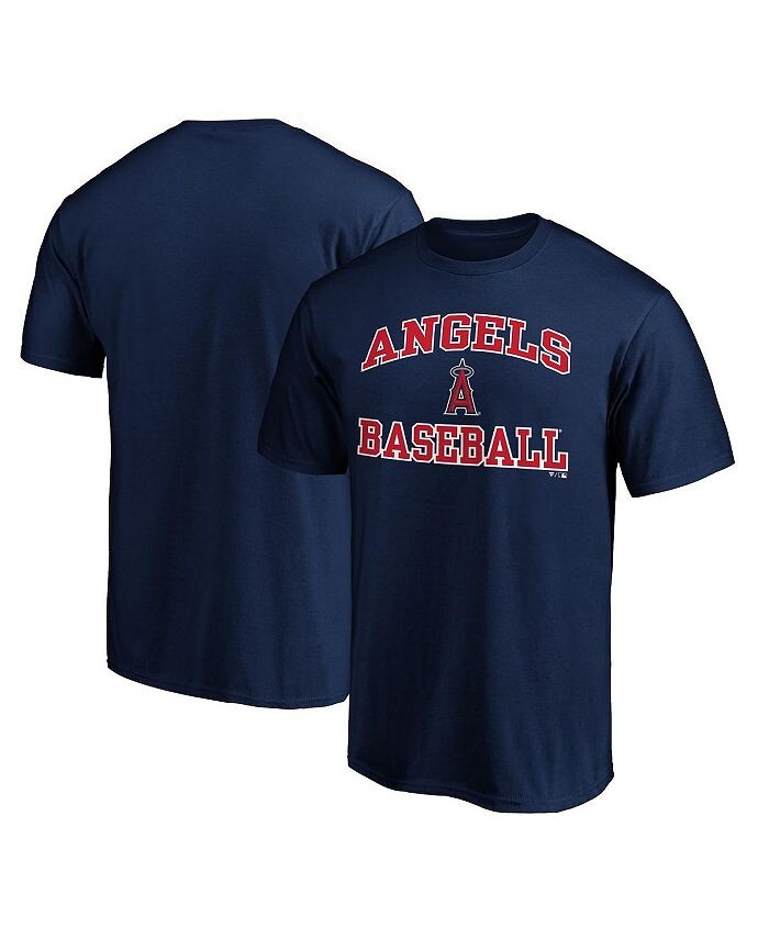 

Мужской темно-синий Los Angeles Angels Heart & Футболка «Душа» Fanatics, синий