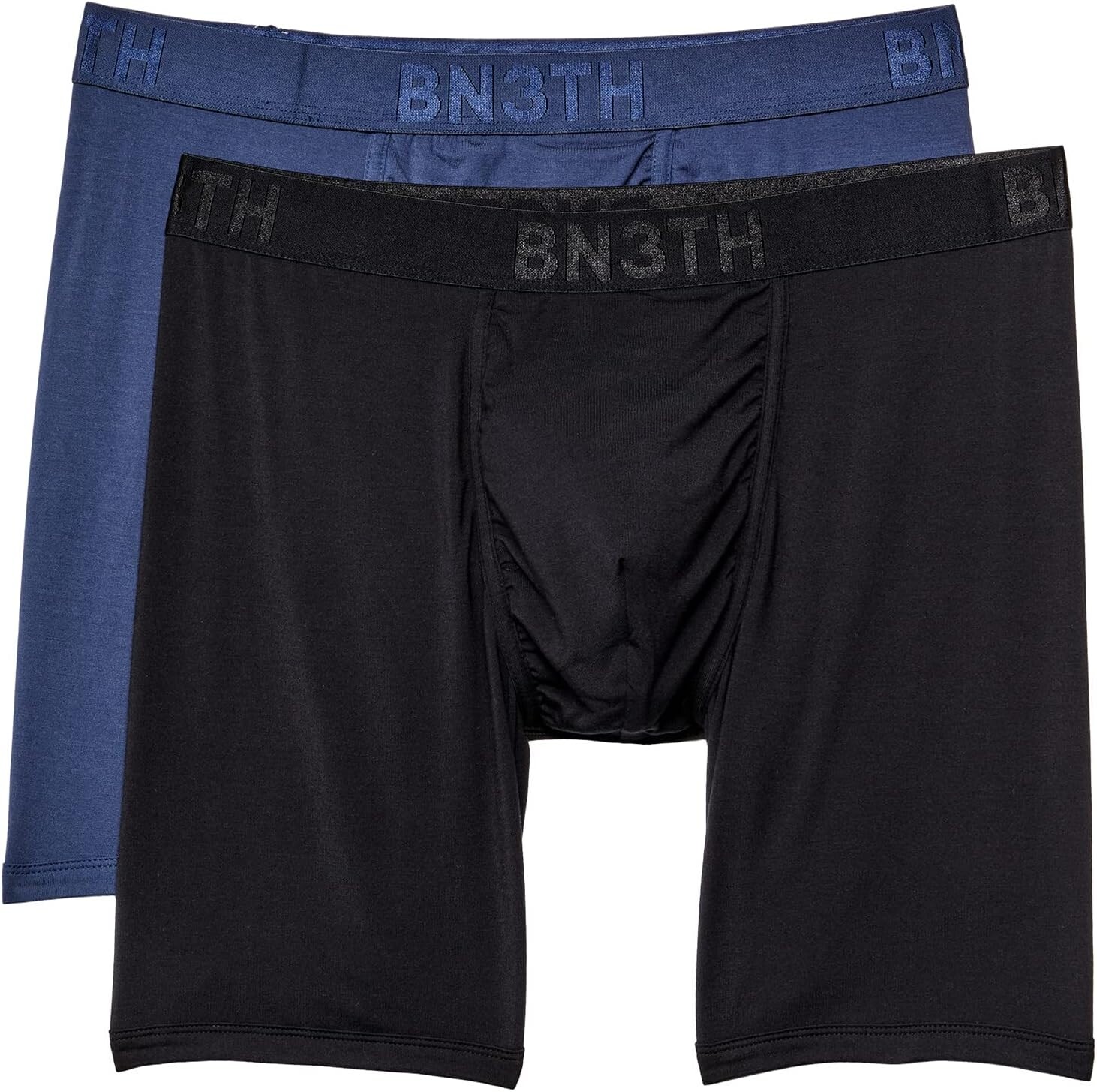 

Классические трусы-боксеры (2 шт.) — однотонные BN3TH, цвет Black/Navy 2-Pack