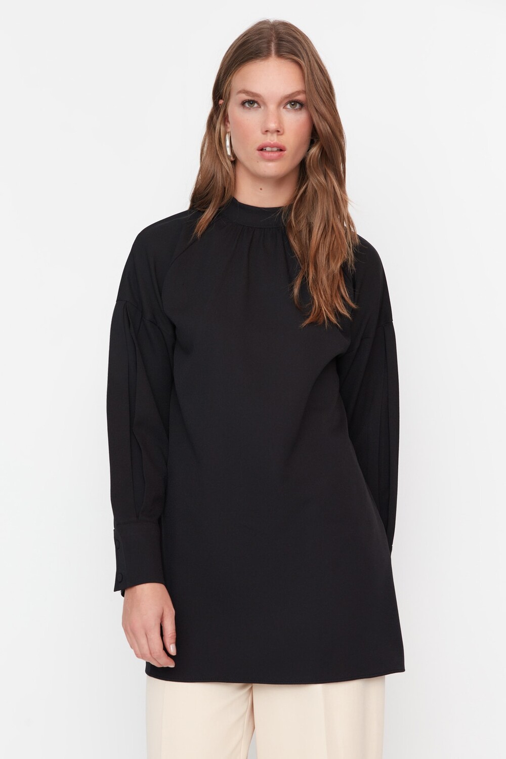 

Туника - Черный - Свободный крой Trendyol Modest