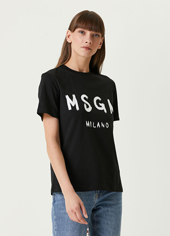 

Футболка с логотипом Msgm, черный