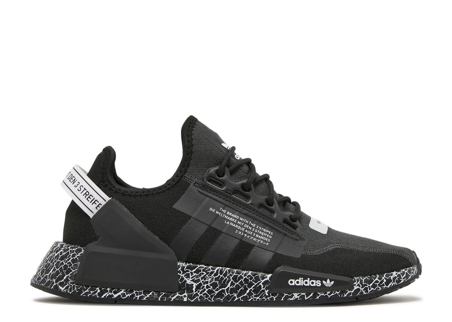 

Кроссовки adidas Nmd_R1 V2 'Crackled - Black Carbon', черный