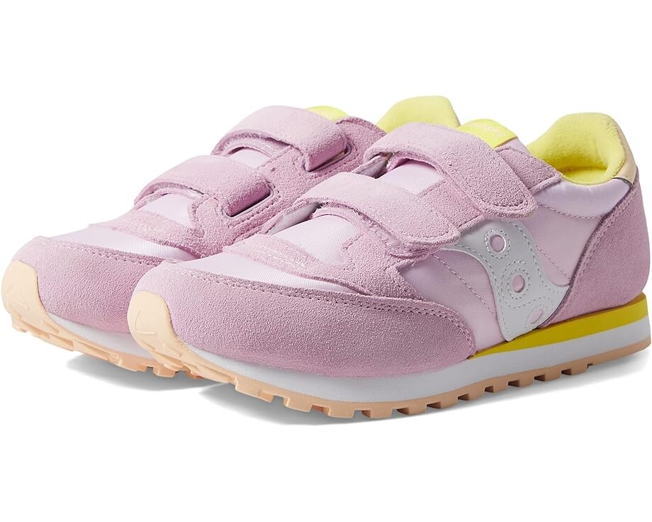 

Кроссовки Saucony Originals Jazz Double Hook & Loop, цвет Pink/Yellow/Peach