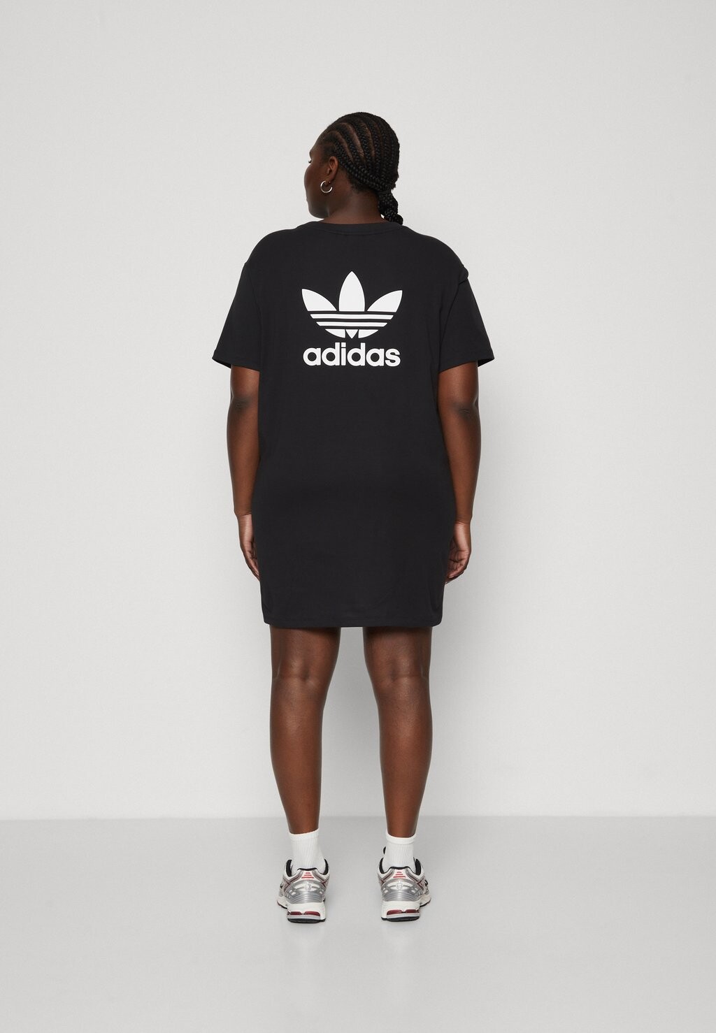 

Платье из джерси TREFOIL DRESS adidas Originals, цвет black