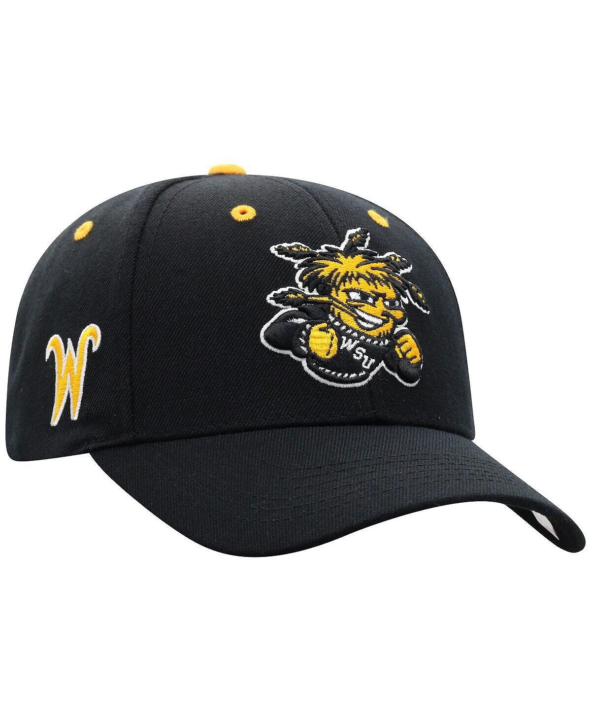 

Мужская черная регулируемая шляпа Wichita State Shockers Triple Threat Top of the World