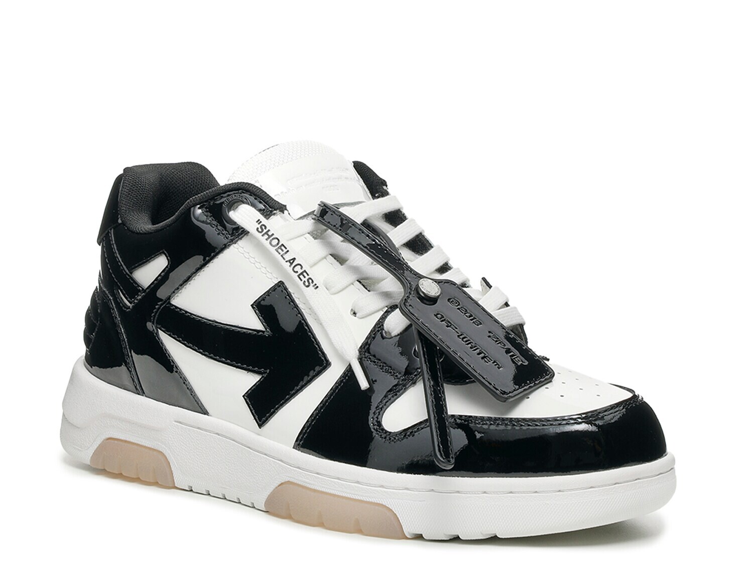 

Кроссовки Out of Office Specials - мужские Off White, белый/черный лакированная кожа