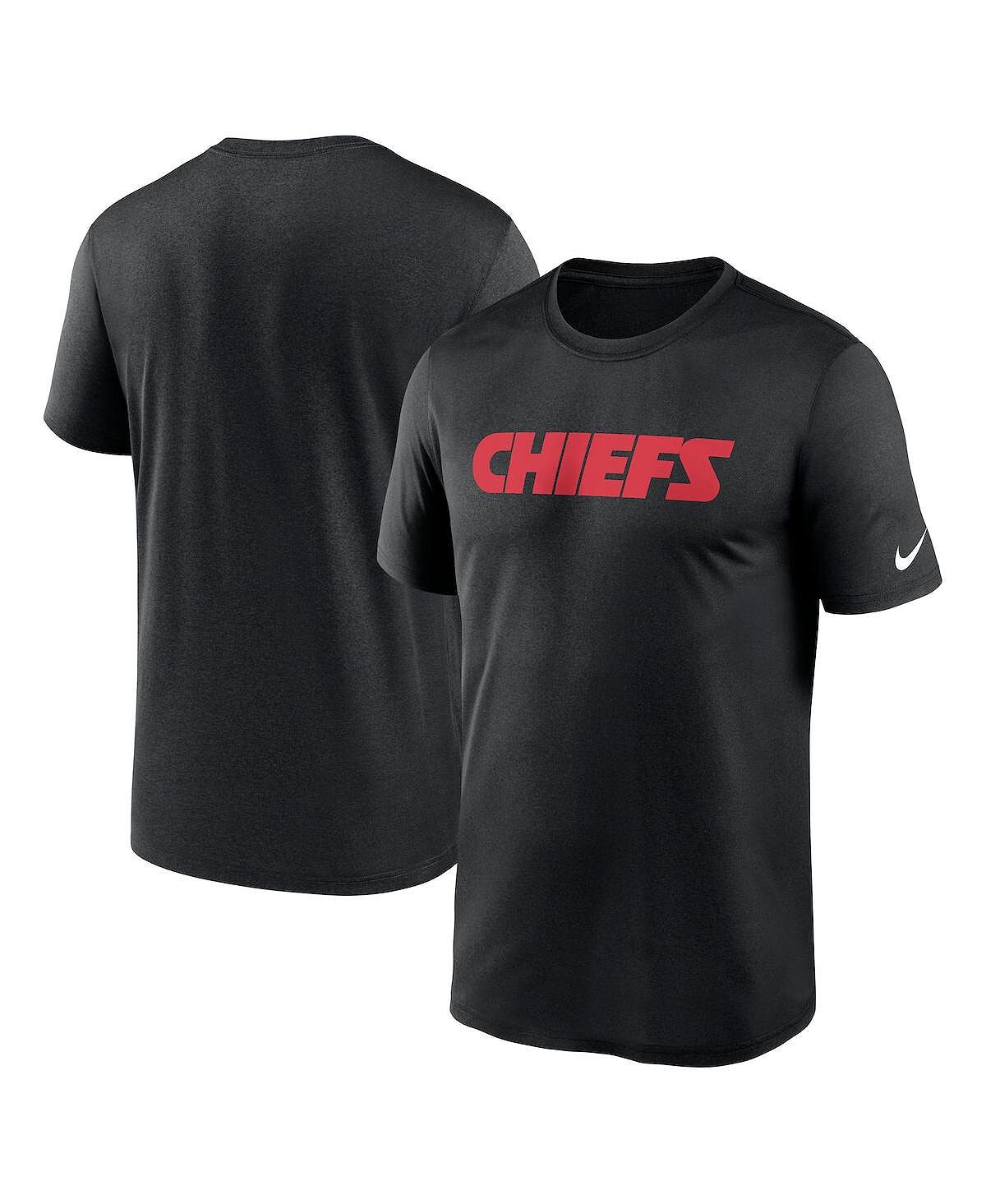 

Мужская черная футболка Kansas City Chiefs Legend с надписью Performance Nike