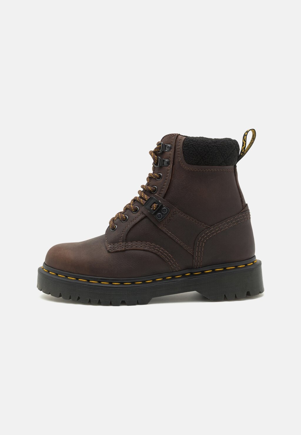 

Ботильоны на шнуровке 1460 BEX UNISEX Dr. Martens, темно-коричневый/черный
