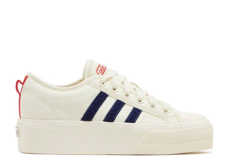 

Кроссовки Adidas WMNS NIZZA PLATFORM 'CREAM WHITE NIGHT SKY', белый