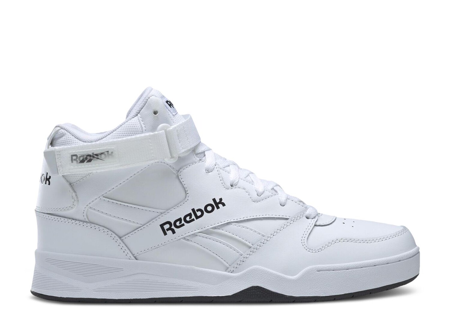 

Кроссовки Reebok Bb4500 High Strap 'White Black', белый, Белый;серый