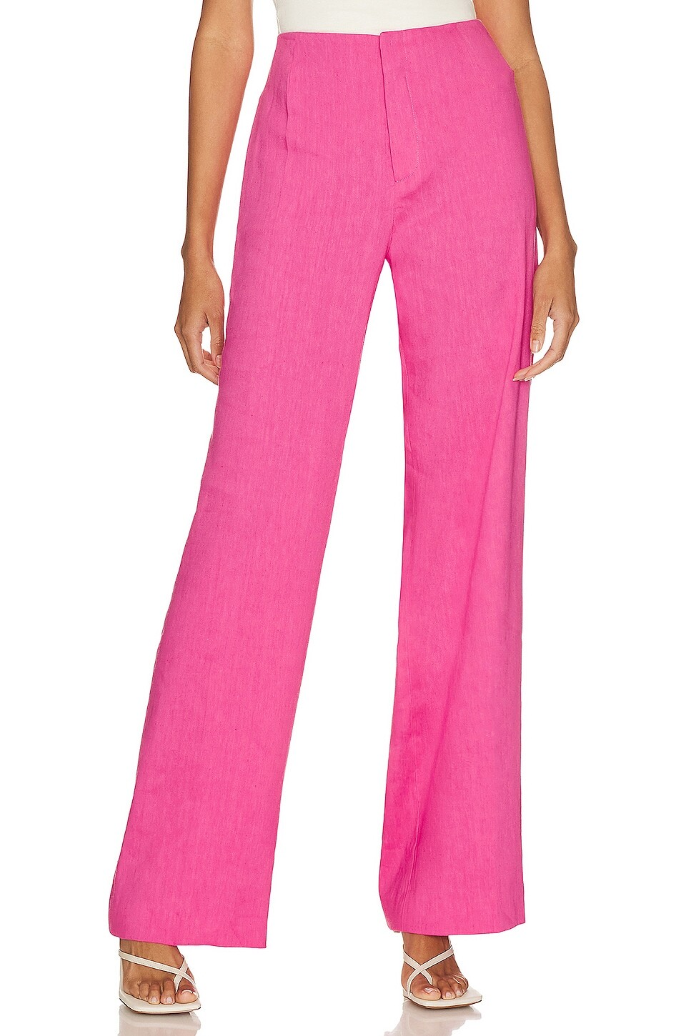 

Брюки FRAME Wide Leg Trouser, цвет Flamingo