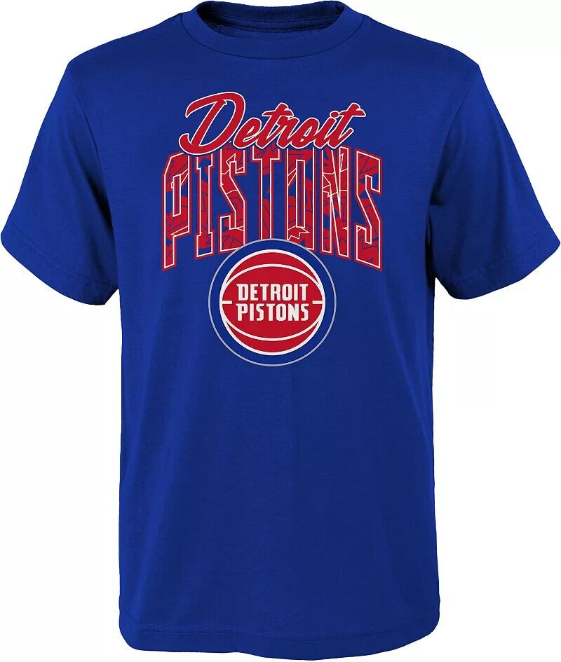 

Футболка Outerstuff Youth Detroit Pistons Royal Tri-Ball