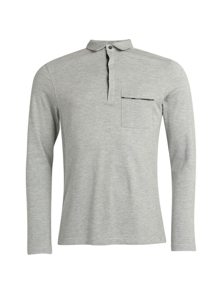 

Рубашка-поло Adie с длинными рукавами Barbour, серый
