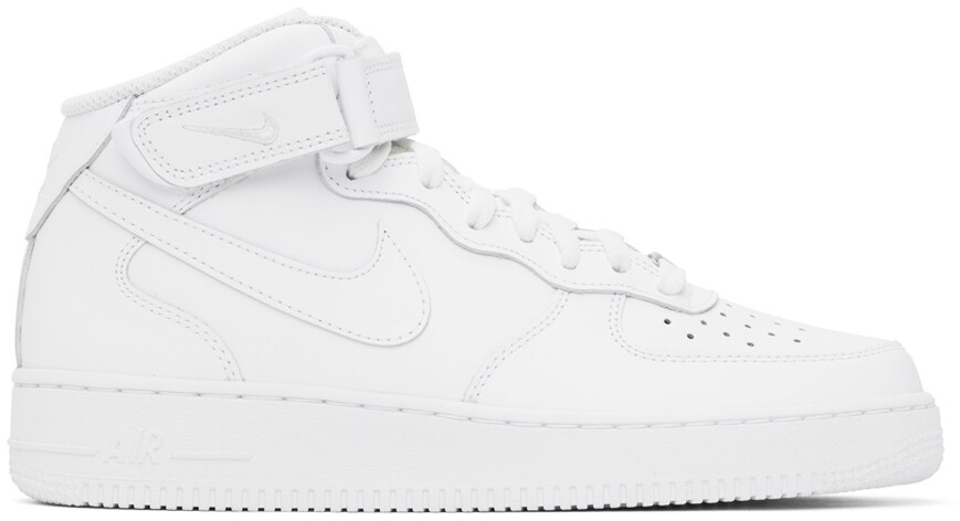 

Белые кроссовки Air Force 1 Mid '07 Nike