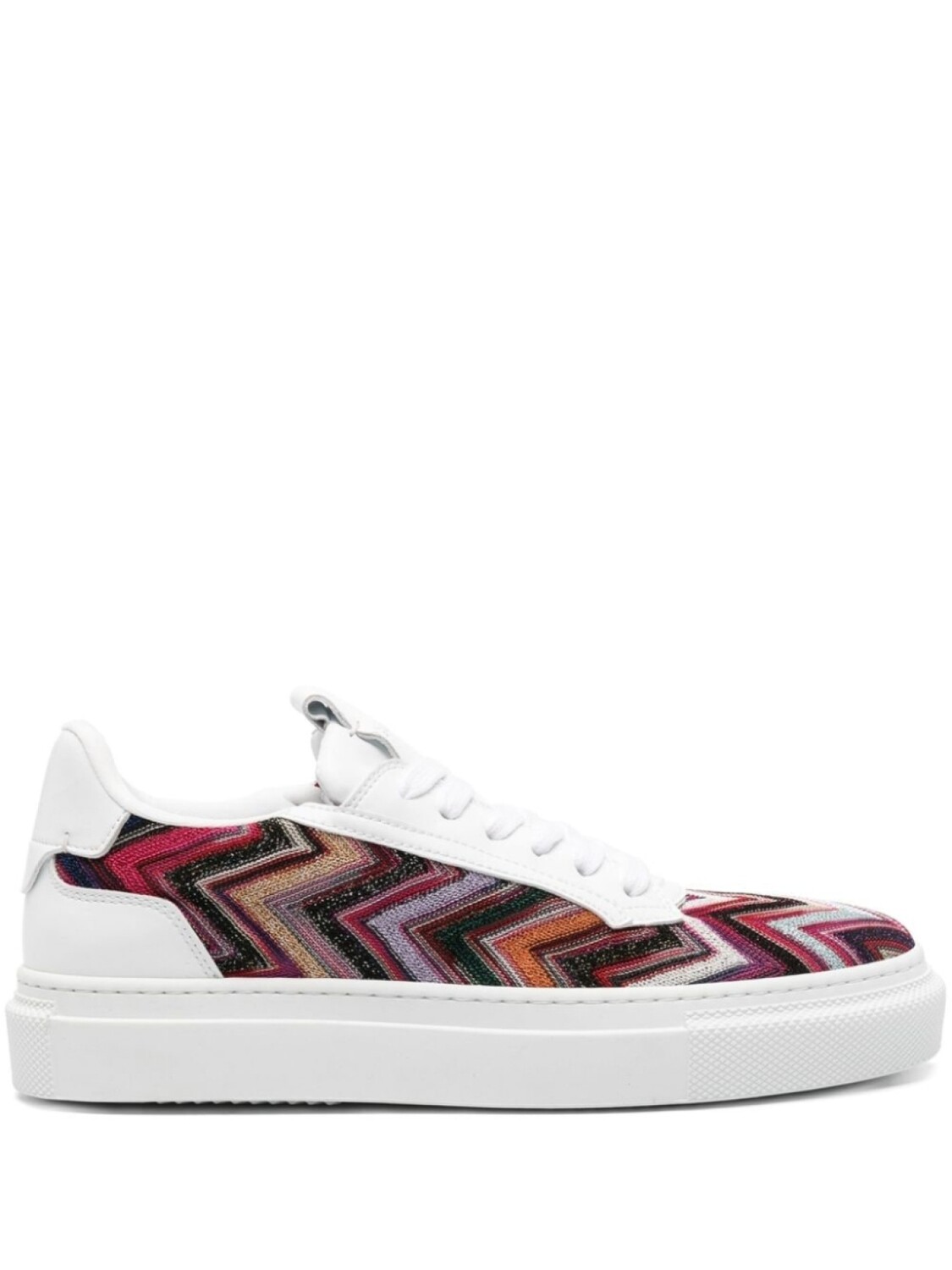 

Missoni кроссовки с люрексом и узором зигзаг, белый, Серый