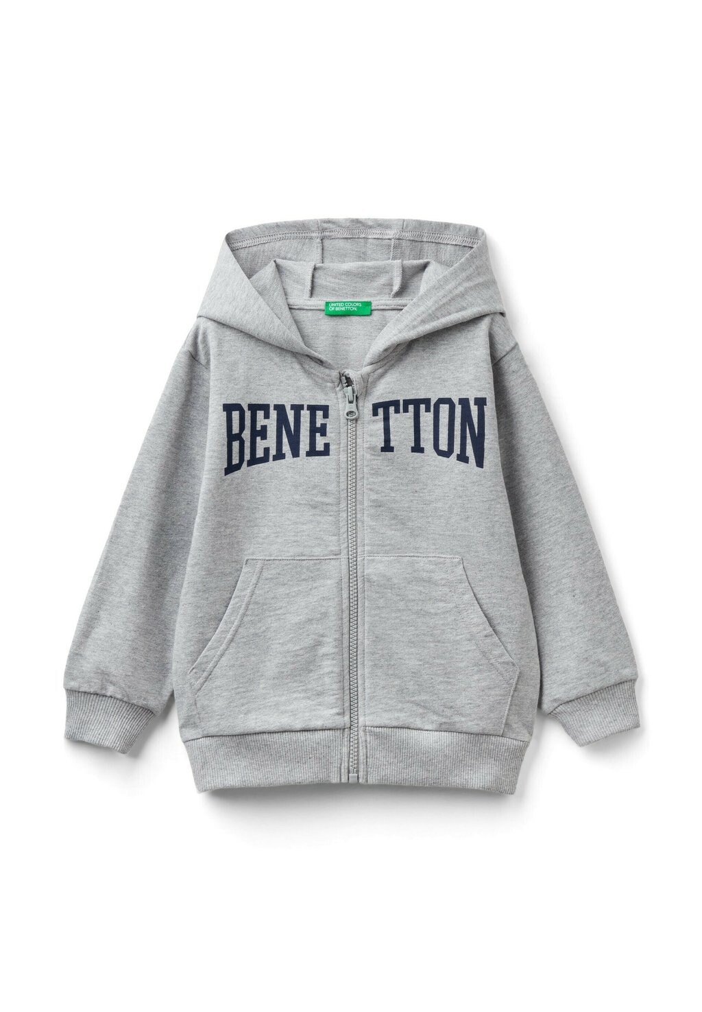 

Толстовка на молнии LIGHTWEIGHT United Colors of Benetton, серый