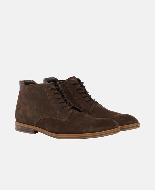 

Ботинки на шнуровке Clarks, темно коричневый
