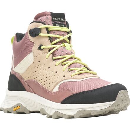 

Походные ботинки Speed ​​Solo Mid WP женские Merrell, цвет Burlwood, Серый