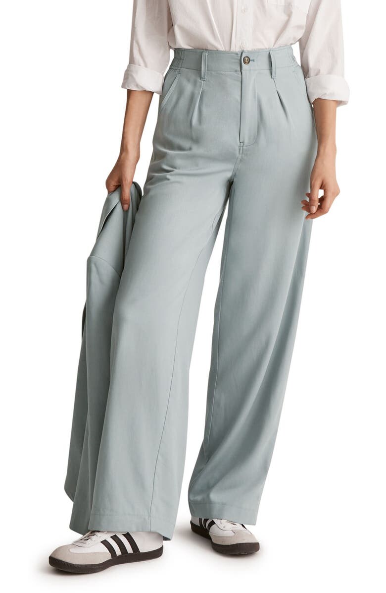 

Брюки прямого кроя Neale из ткани с драпировкой MADEWELL