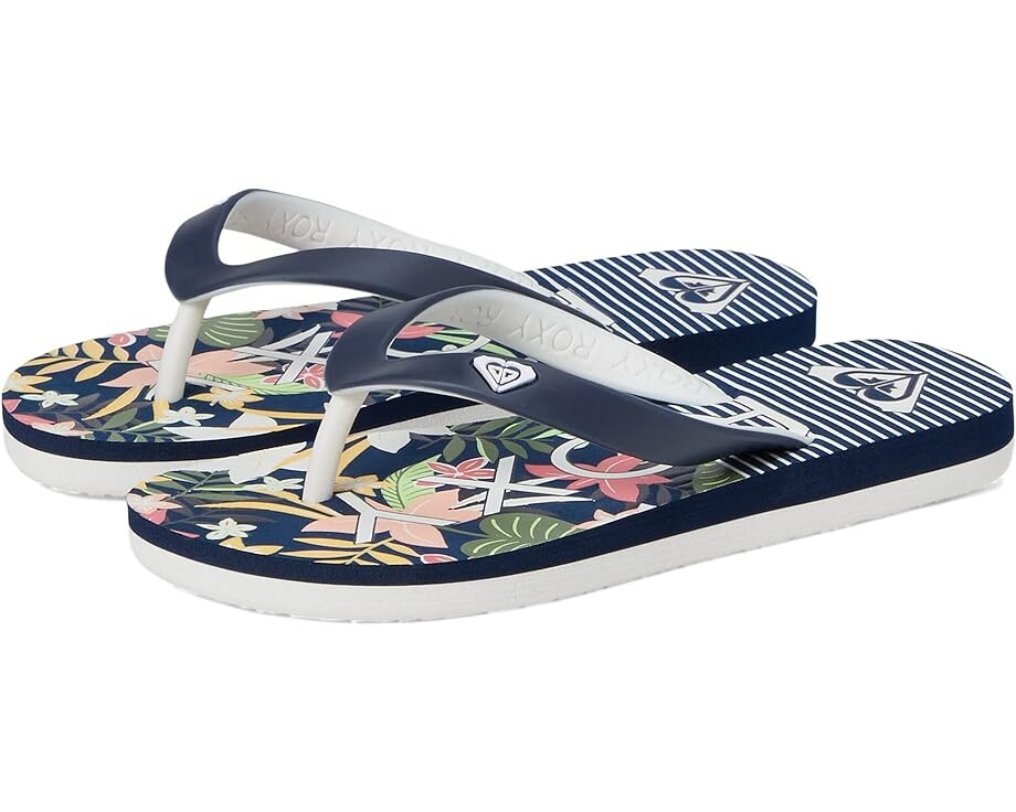 Сандалии Roxy Tahiti VII, цвет Light Yellow/White/True Navy