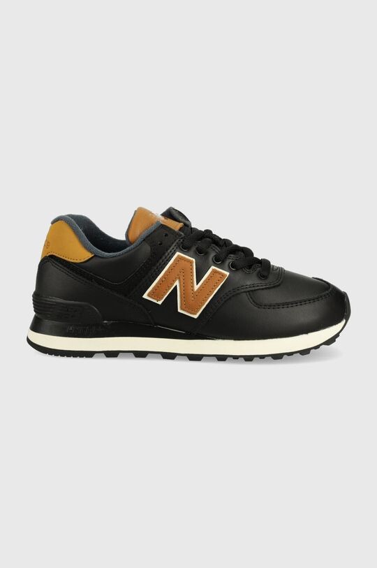 

Кожаные кроссовки ML574OMD New Balance, черный