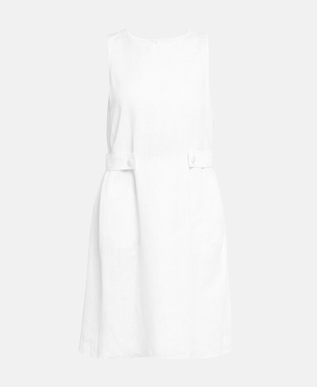 

Льняное платье Emporio Armani, белый