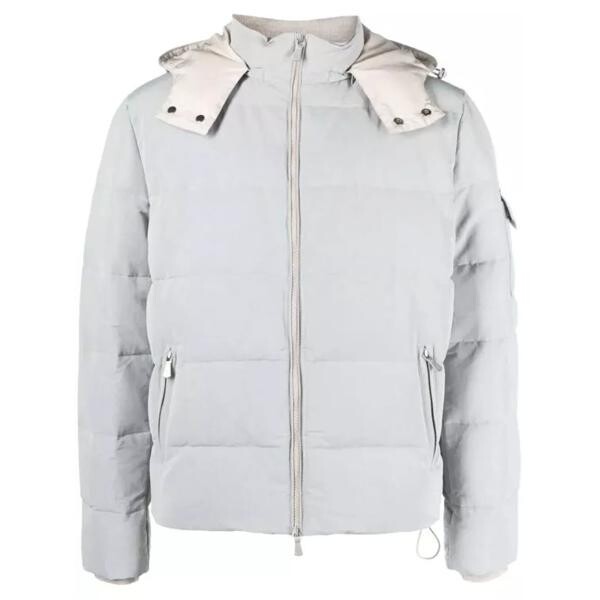 

Куртка hooded zip-up padded jacket Eleventy, серый