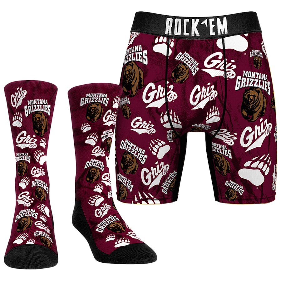 

Носки Rock Em Socks Montana Grizzlies