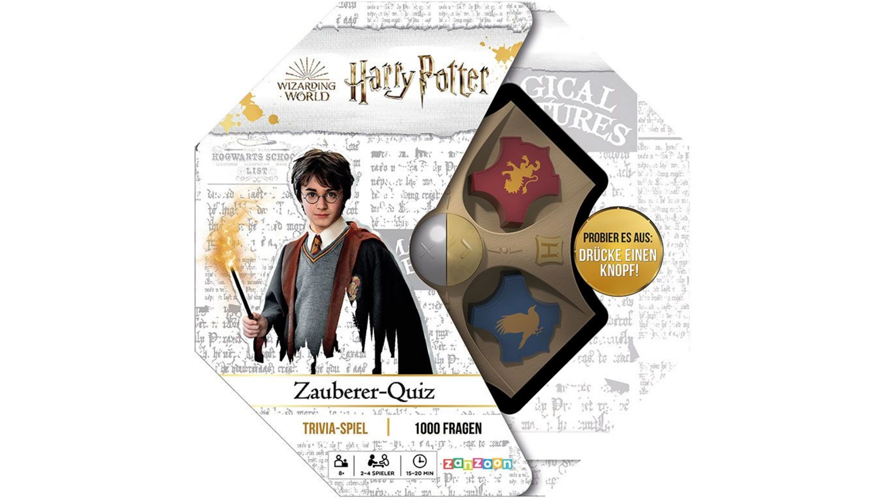Zanzoon Гарри Поттер Викторина волшебника закладка гарри поттер герб гриффиндора