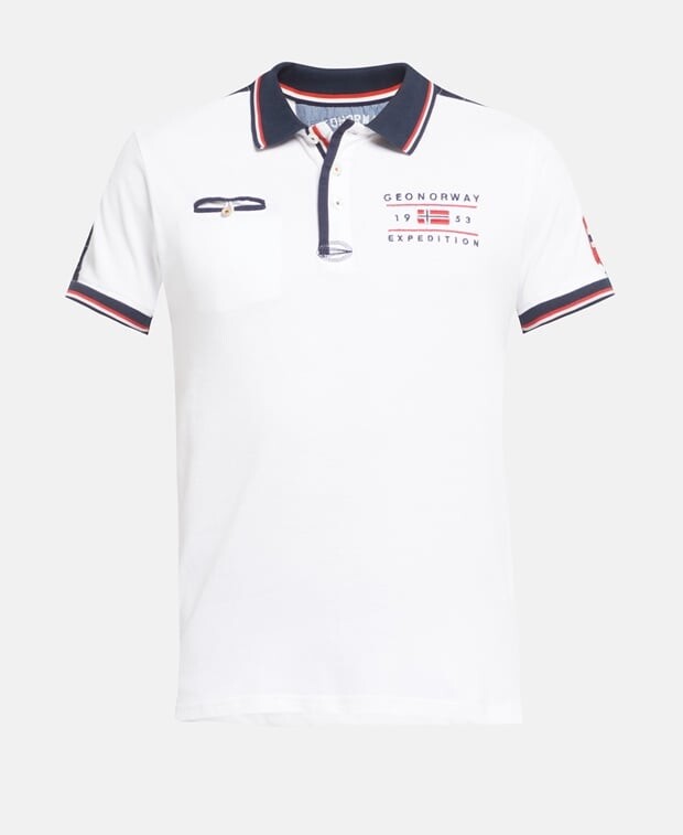 

Рубашка поло Geographical Norway, белый