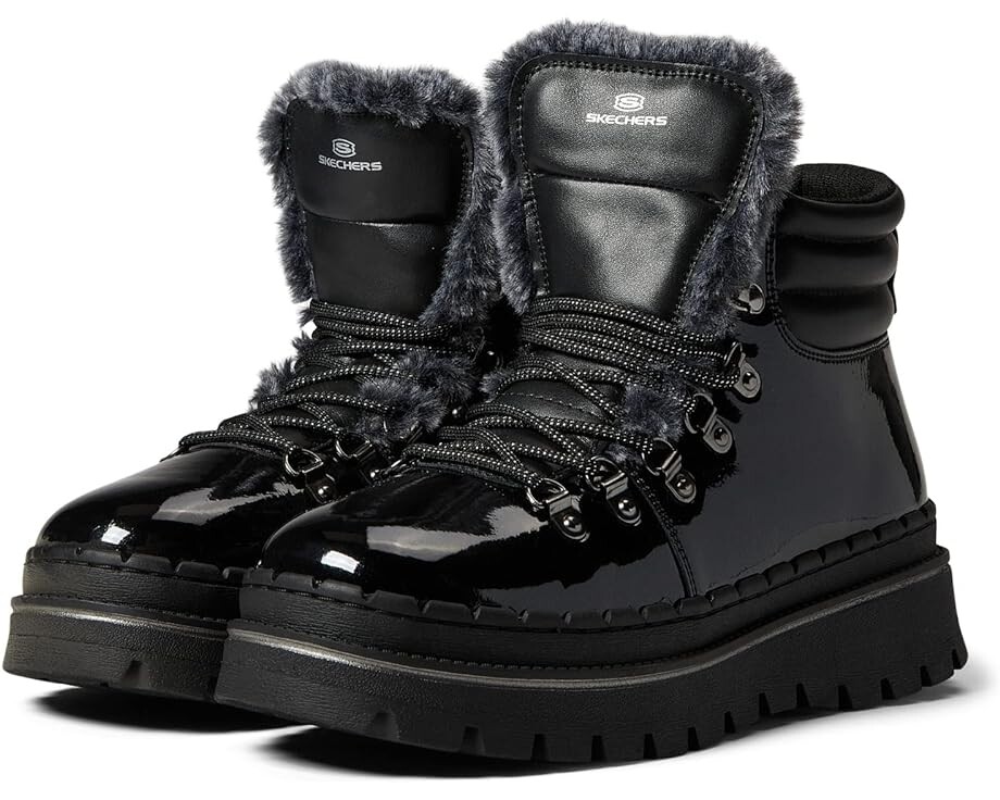 SKECHERS Jammers Cozy Retro Black Patent CDEK.Shopping