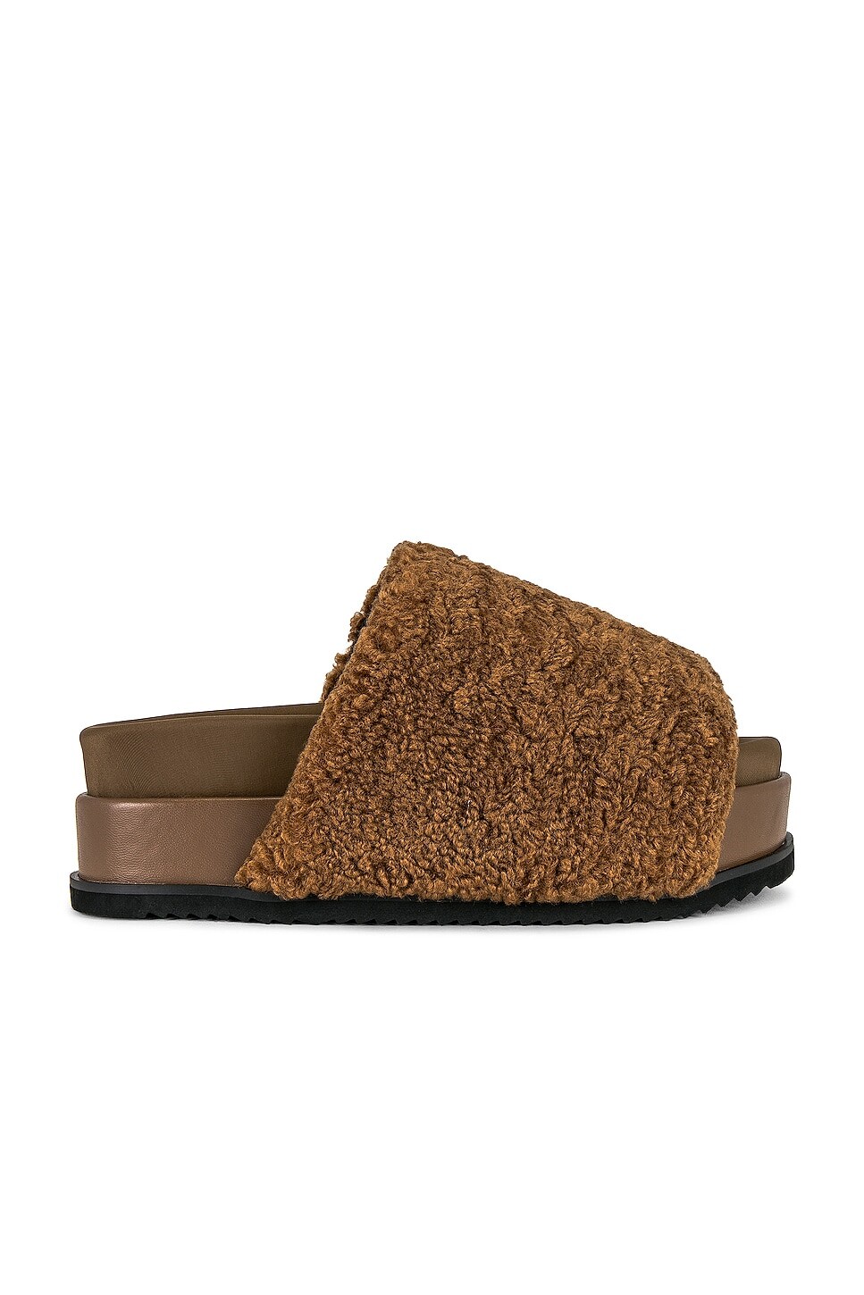

Сандалии R0AM Fuzzy Platform, цвет Cognac