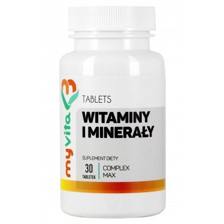 Витамины и минералы MyVita 30 таблеток