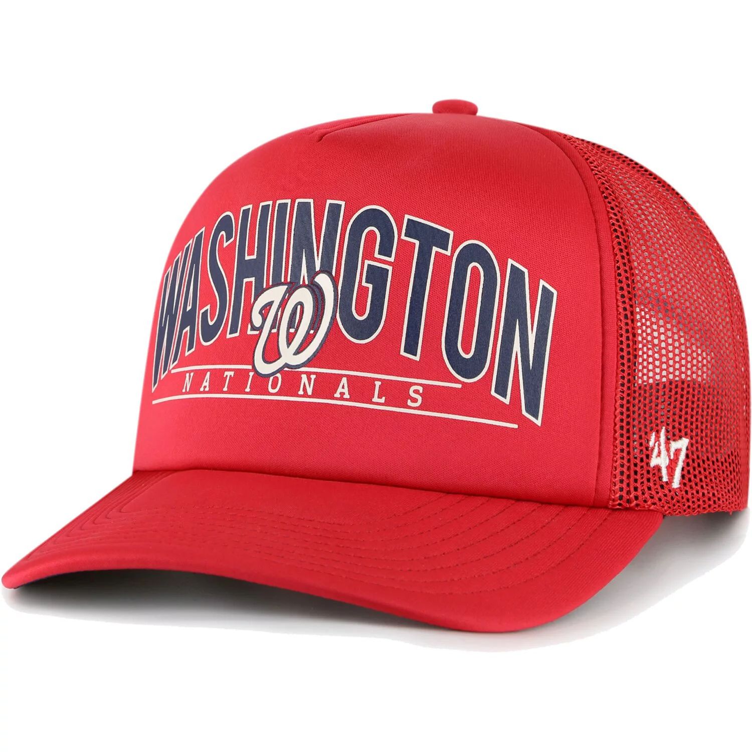 цена Мужская кепка Snapback Red Washington Nationals из пеноматериала '47 Red Washington Nationals